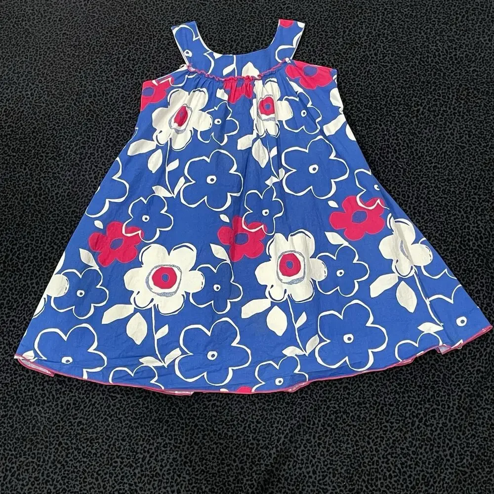 Girls Floral Dress Size 8-10 Spring Summer Party Casual READ
